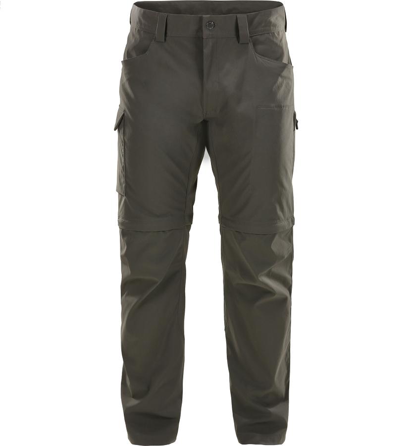 Haglöfs Mens Lite Zip Off Hiking Pants Brown New Zealand 07538GBJS